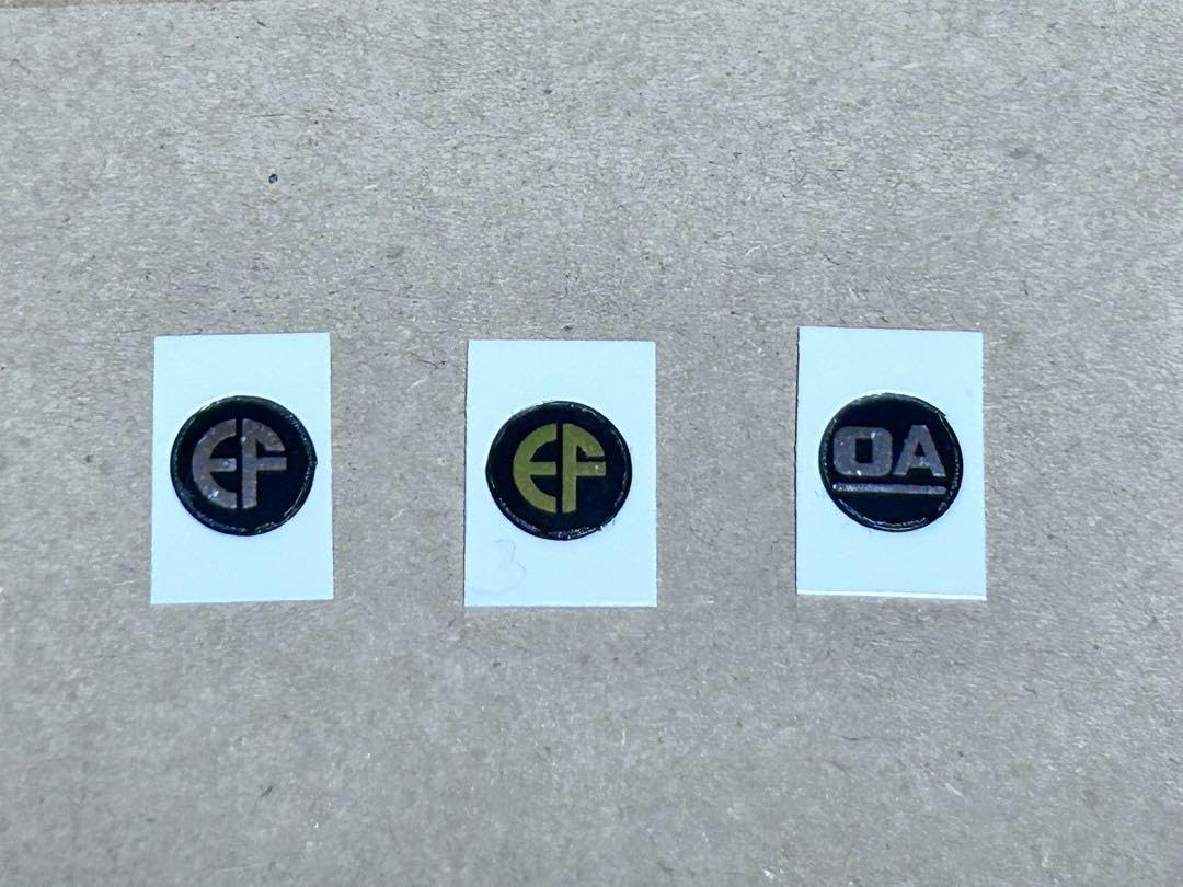 Amazon.co.jp: ABU アブ EFマーク OAマーク ステッカー 3種 組み合わせ